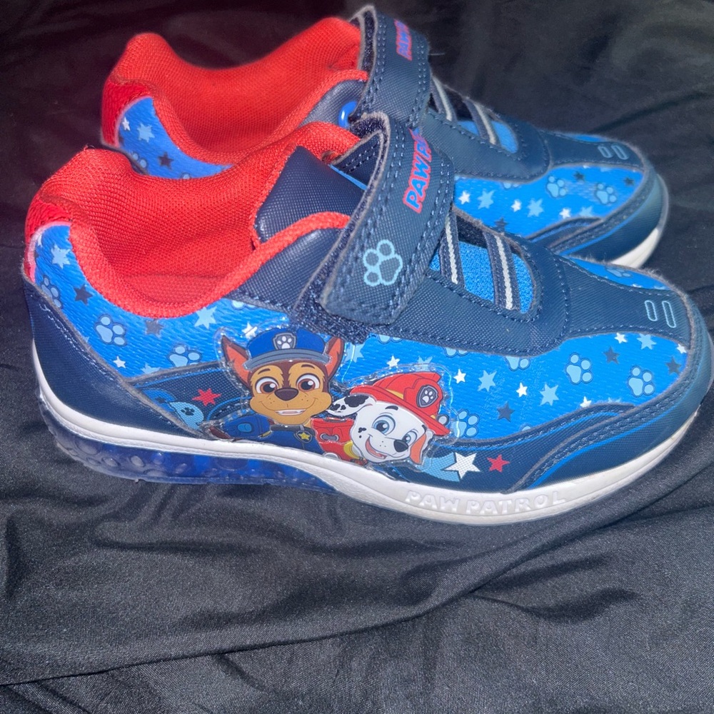Paw Patrol Velcro Light Up Bottom Shoes
